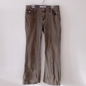 Sz 5 / 6 Suzy Blues Denim - Brown Pants